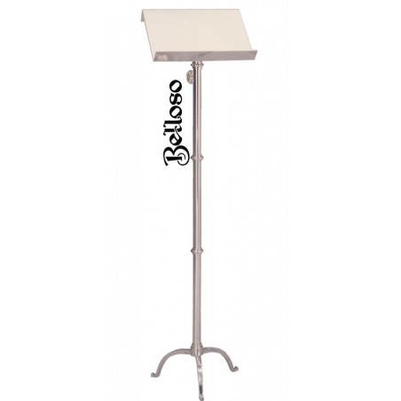ATRIL PIE 34 METAL PLATEADO
