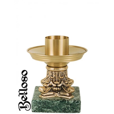 candelabro de mesa dorado