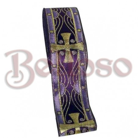GALON BELEN MORADO 8 CM, ANCHO