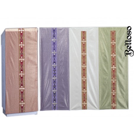 PAÑO ATRIL TISSU LISO GALON BELEN