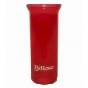 VASO CRISTAL VELON COLOR RUBI
