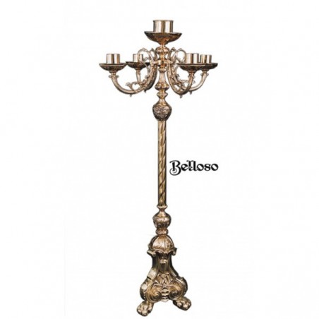 CANDELABRO 356 DE PIE METAL SU COLOR