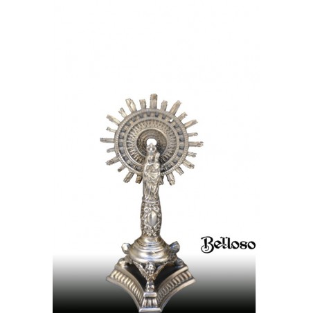 Virgen del Pilar en plata Mod-038