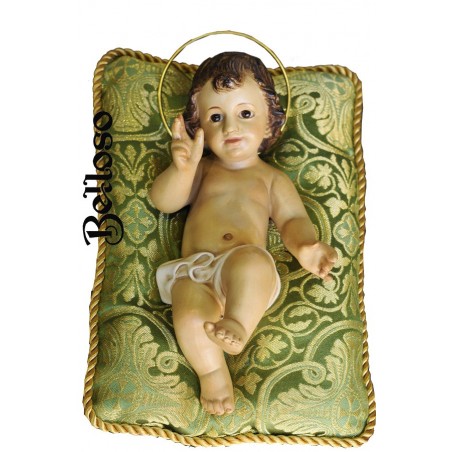 NIÑO JESÚS PASTA DE MADERA,  DEC. ANTIGUO