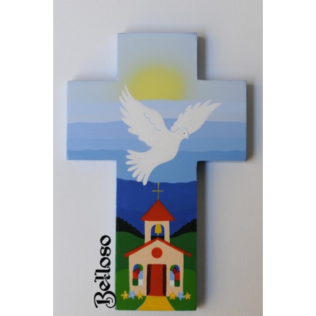 CRUZ MADERA AZUL MOD-817