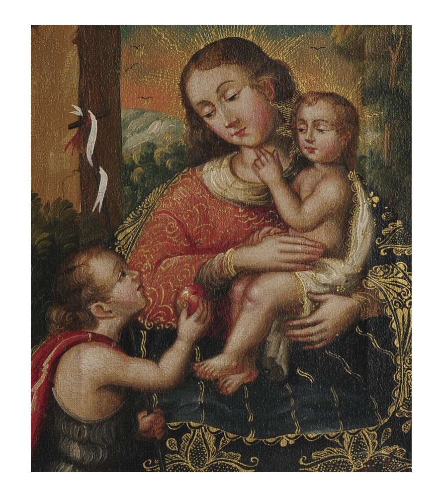 CUADRO VIRGEN CON NIÑO