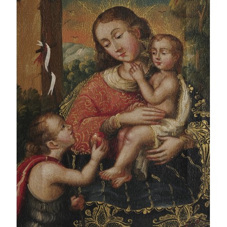 CUADRO VIRGEN CON NIÑO