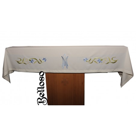MANTEL MOD-342, BORDADO MARIANO