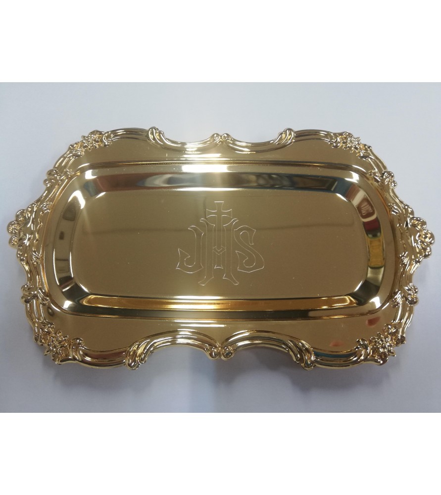 Bandeja de comunión 64 metal dorado Bandeja de comunión 64 metal dorado