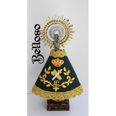 VIRGEN DEL PILAR CON MANTO GUARDIA CIVIL 
