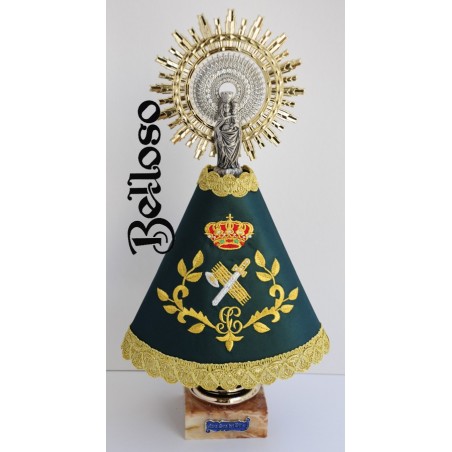 VIRGEN DEL PILAR CON MANTO GUARDIA CIVIL 