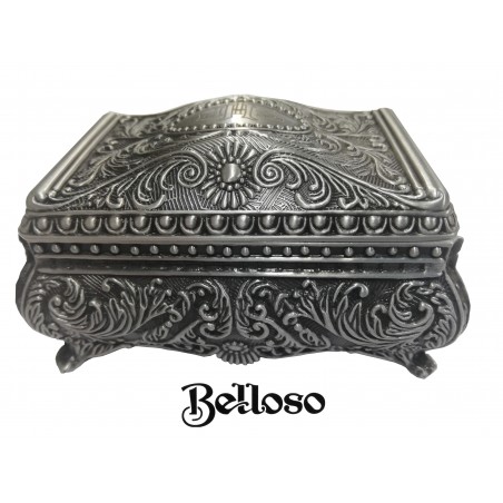 CAJA LLAVE SAGRARIO 32 METAL PLATEADO