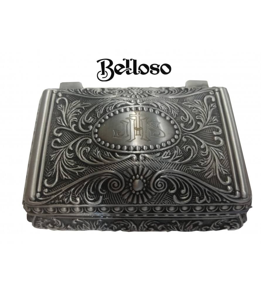 CAJA LLAVE SAGRARIO 32 METAL PLATEADO
