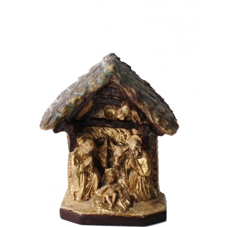 nacimiento portal de belen madera