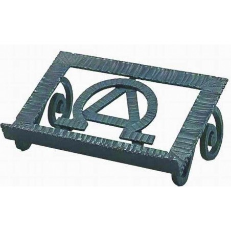 Atril de mesa de hierro forjado.