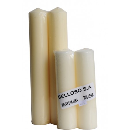 VELAS CERA 30 % 5 CM