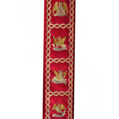 casulla sacerdote 4 evangelistas bordados
