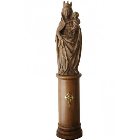 Virgen del Pilar madera de 33 cm.