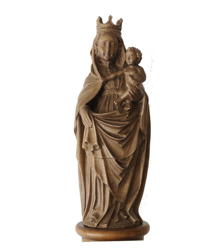 Virgen del Pilar madera de 33 cm.