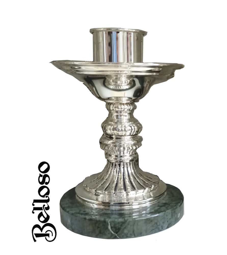 candelero de plata