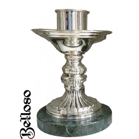 candelero de plata