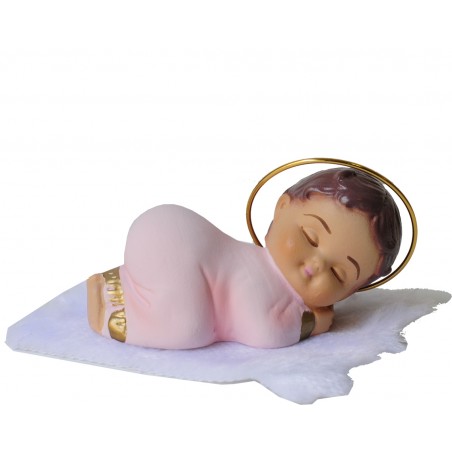 NIÑO JESÚS DORMIDO ROSA