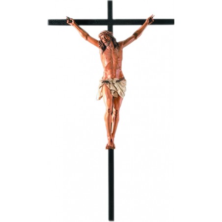 CRUCIFIJO 279 DE 60 CM, TALLA MADERA     ENCERADA