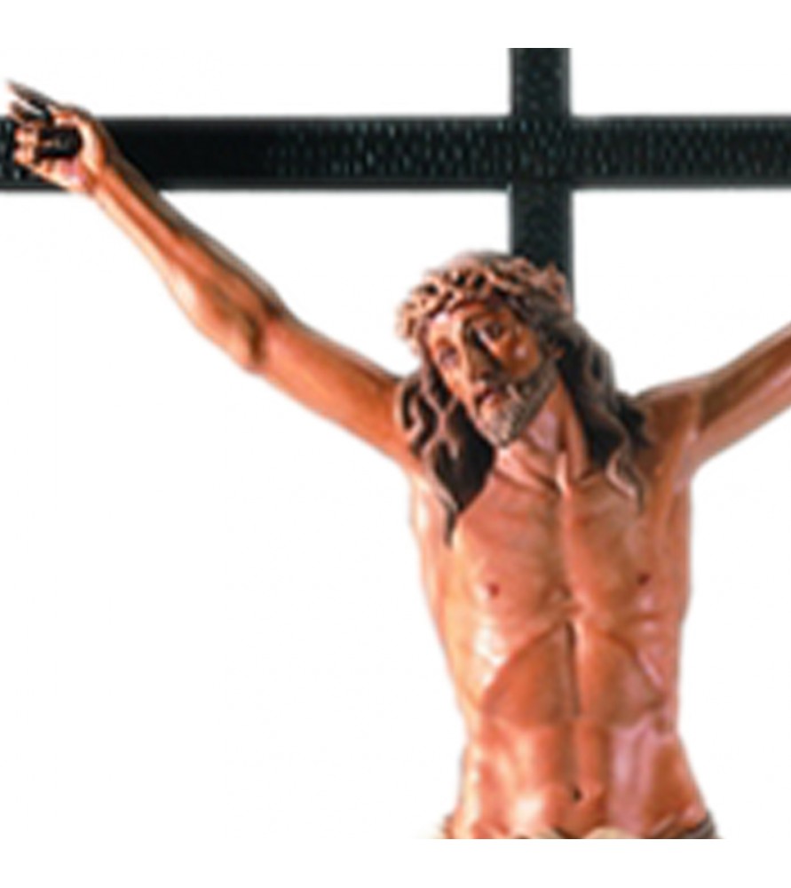 CRUCIFIJO 279 DE 60 CM, TALLA MADERA     ENCERADA
