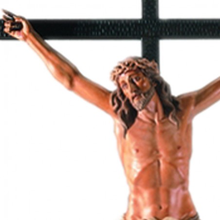 CRUCIFIJO 279 DE 60 CM, TALLA MADERA     ENCERADA