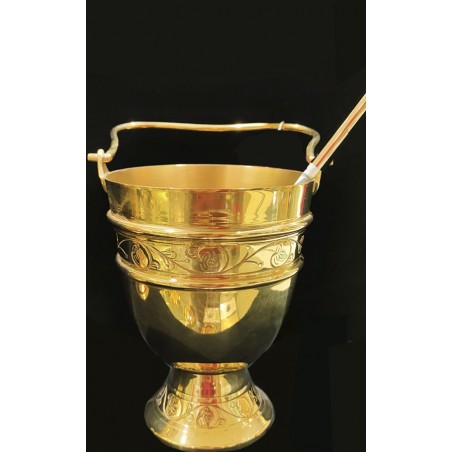 ACETRE CON HISOPO 5/P DORADO