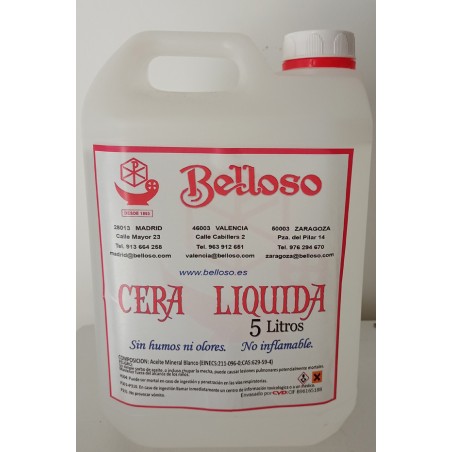 Cera líquida para uso profesional.