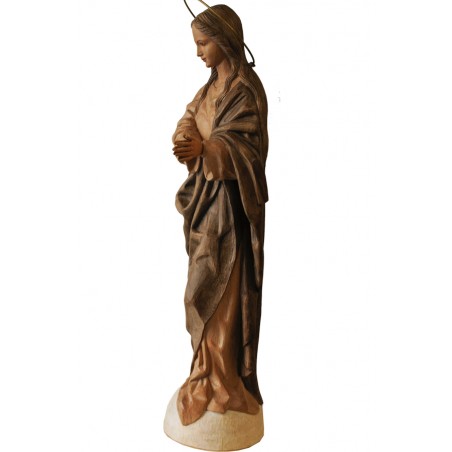 VIRGEN PURÍSIMA MADERA ENCERADA MOD-34