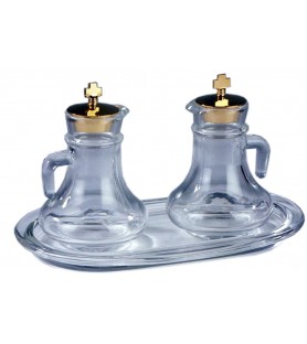 JUEGO VINAJERAS 806 CRISTAL