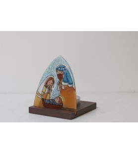 CANDELABRO NACIMIENTO CRISTAL