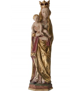 VIRGEN GÓTICA MADERA