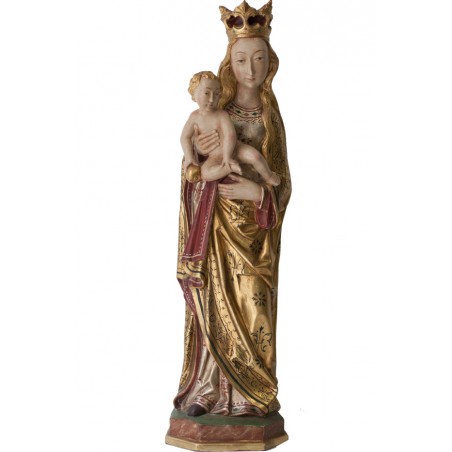 VIRGEN GÓTICA MADERA