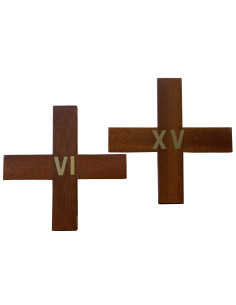 JUEGO VIA CRUCIS MOD-370 LISO