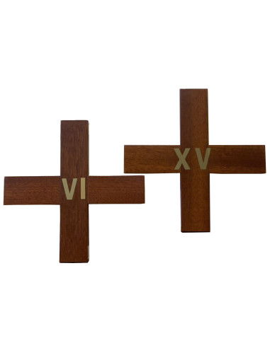 JUEGO VIA CRUCIS MOD-370 LISO